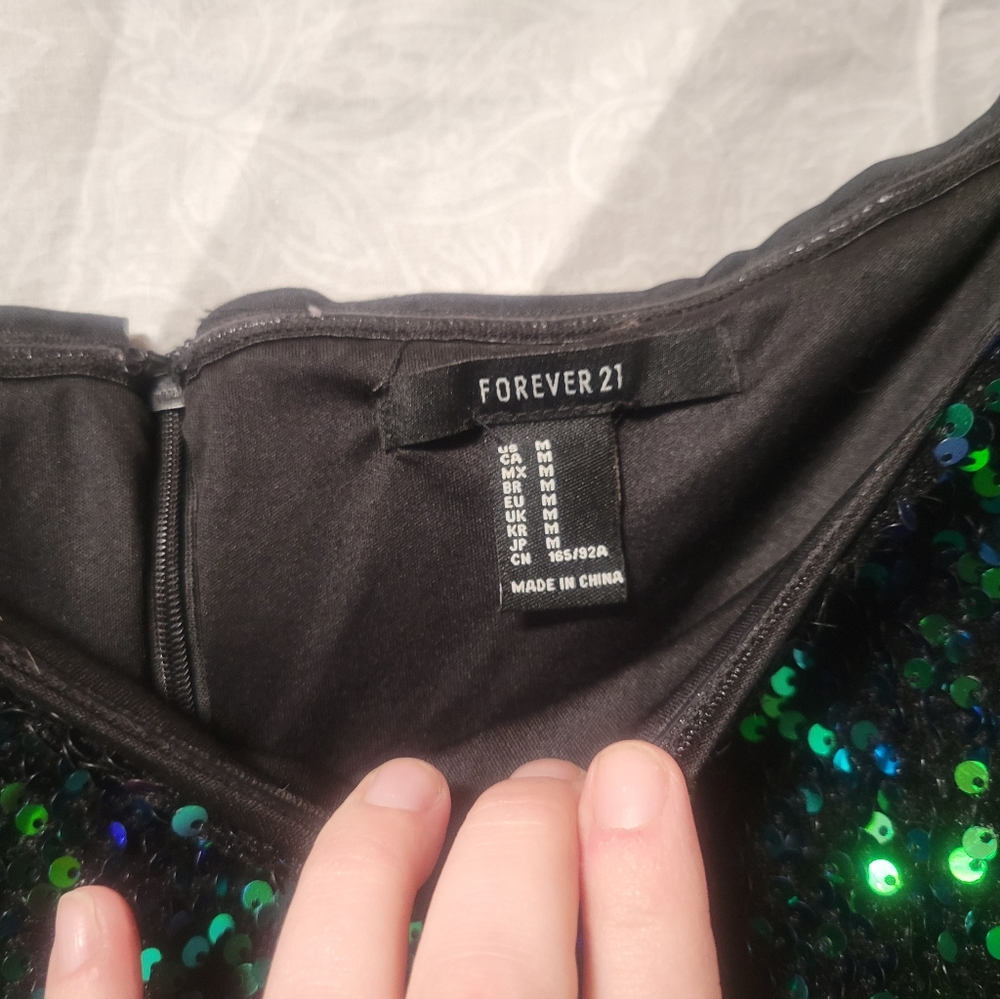 Amazing sparkly sequin mermaid dress bodycon wiggle dress - Picture 6 of 6